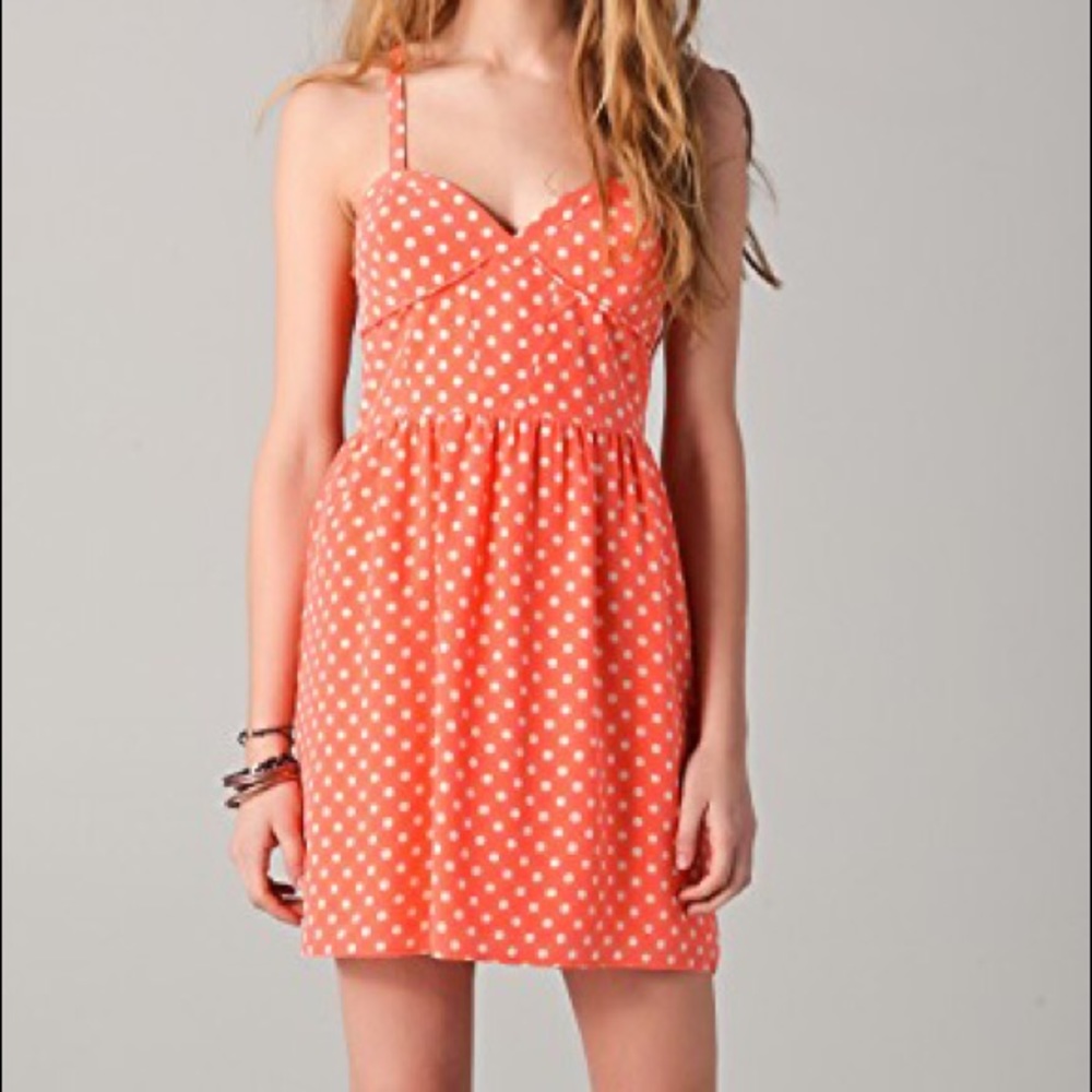State & Lake polka dot dress